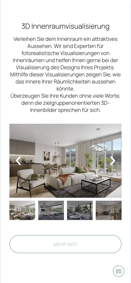 GK-Render on mobile — 3D Innenraumvisualisierung
