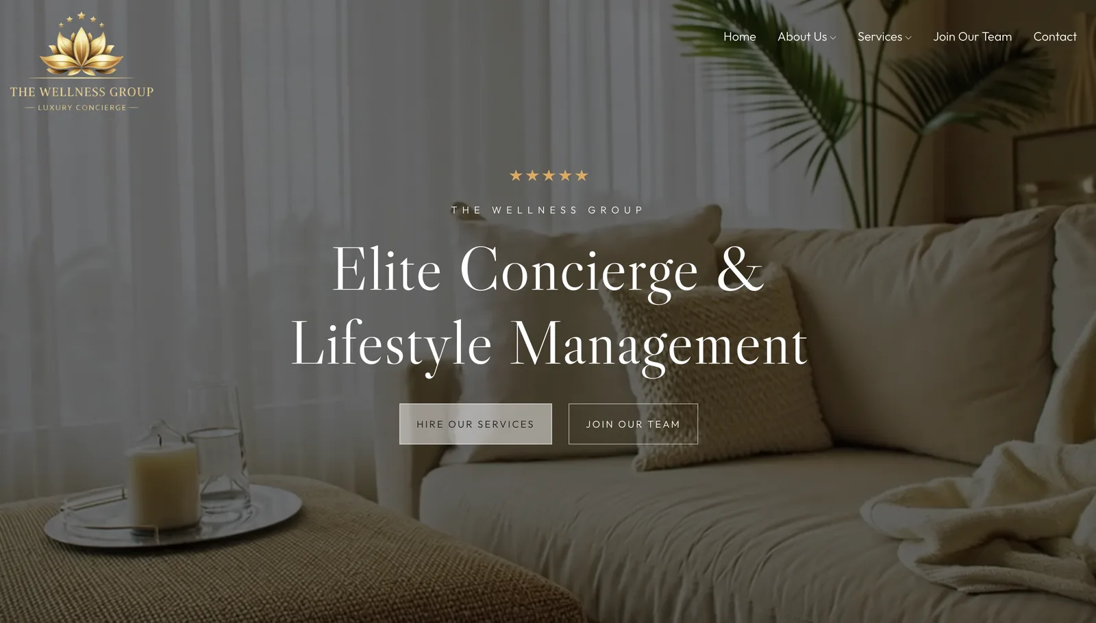 The Wellness Group — home page